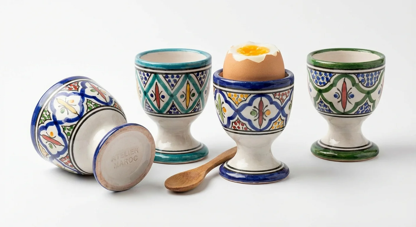 طقم حاملات بيض سيراميك