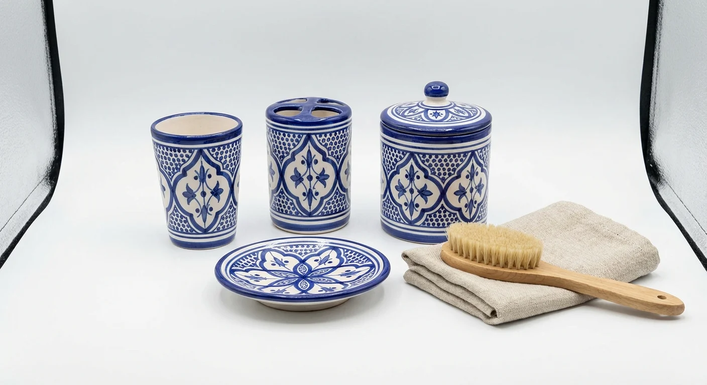 طبق صابون سيراميك - طقم حمام