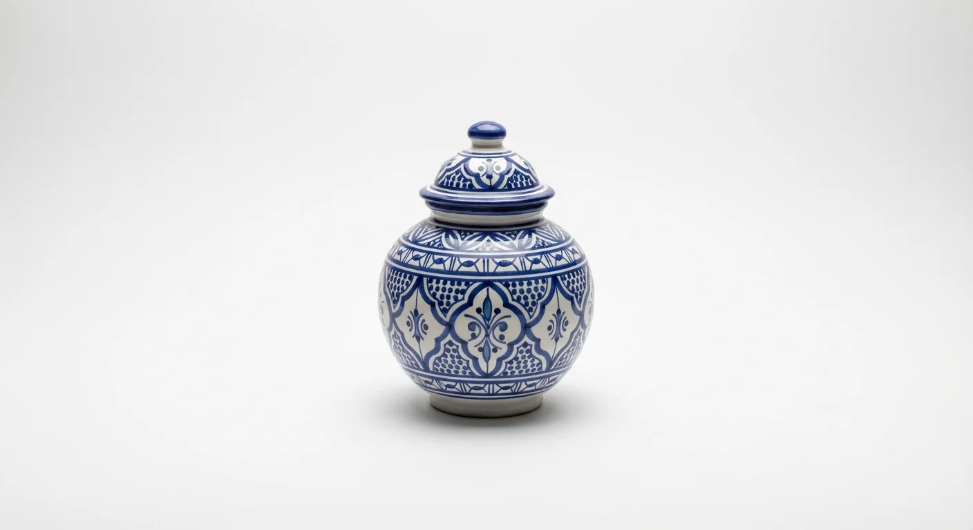 خابية صغيرة - أزرق فاسي