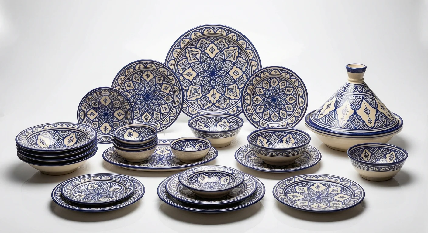 طقم طعام كامل - 24 قطعة